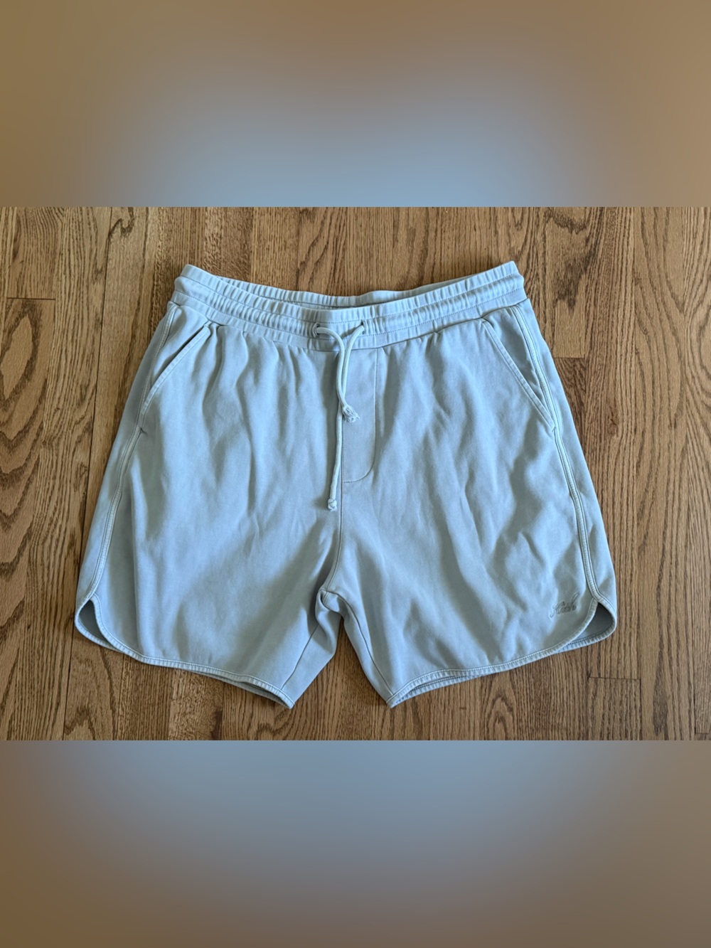 Kith Mens Cotton 3 Pocket Drawstring Sweat Shorts L